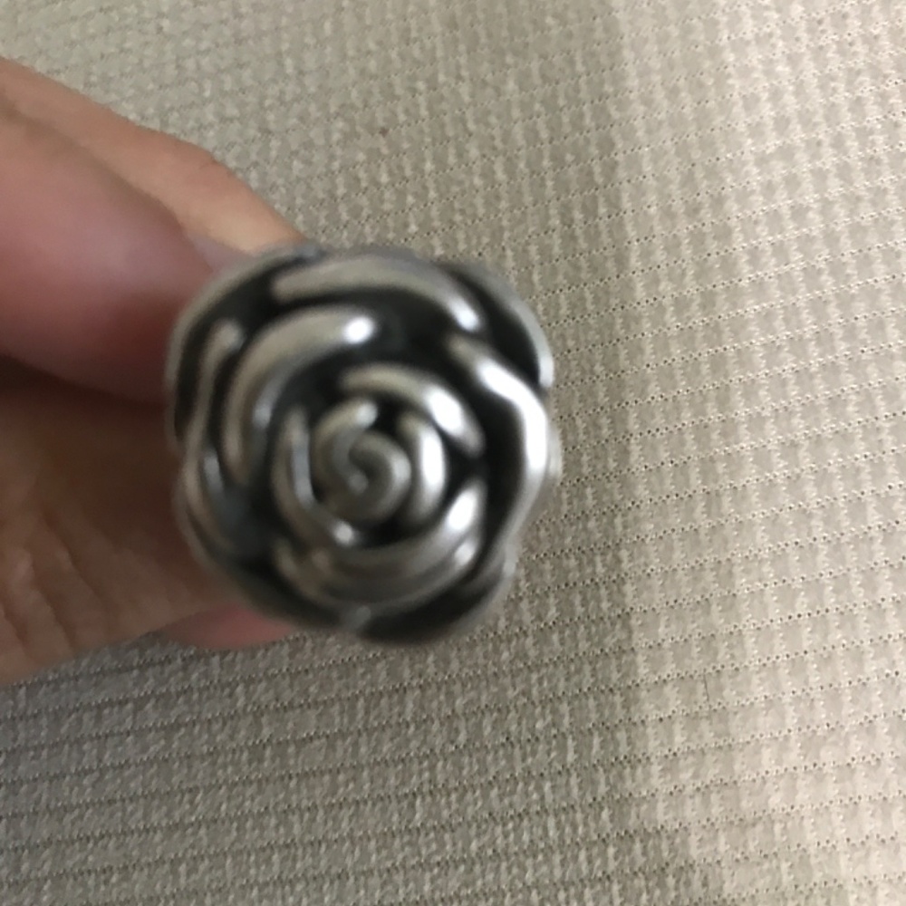 Silver Rose Ring - image 5